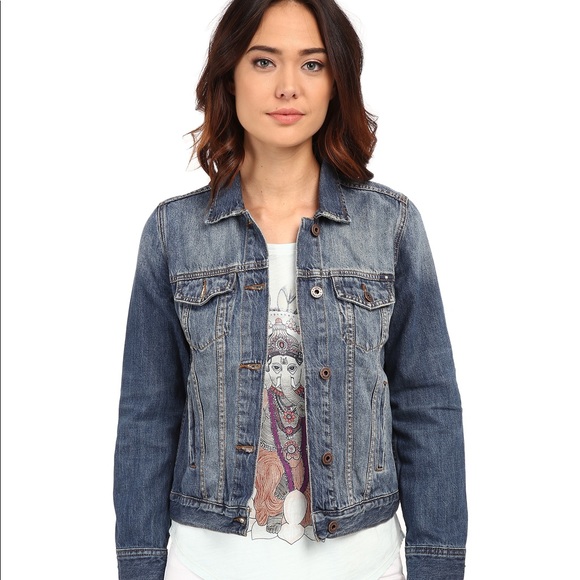 lucky brand blue jean jacket